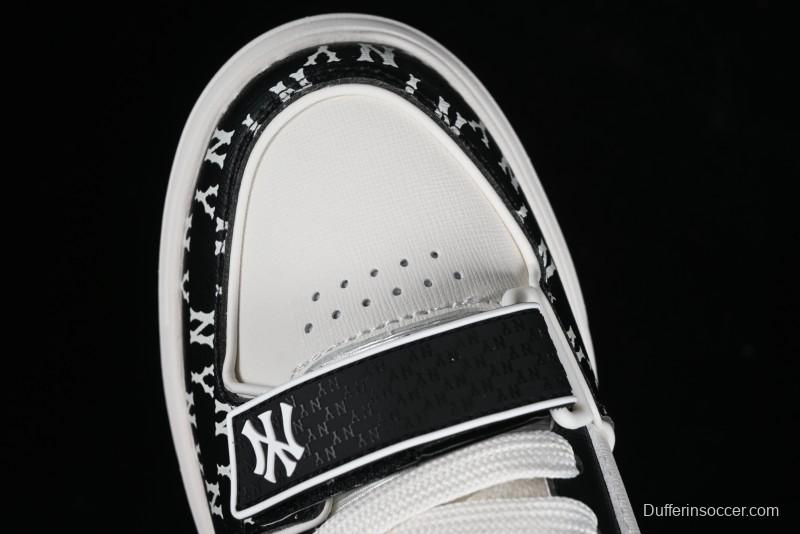 MLB Chunky Liner New York Yankees Hook & Loop Lightweight Platform Sneakers with 6cm Height Increase - 3ASXLM13N50BKS