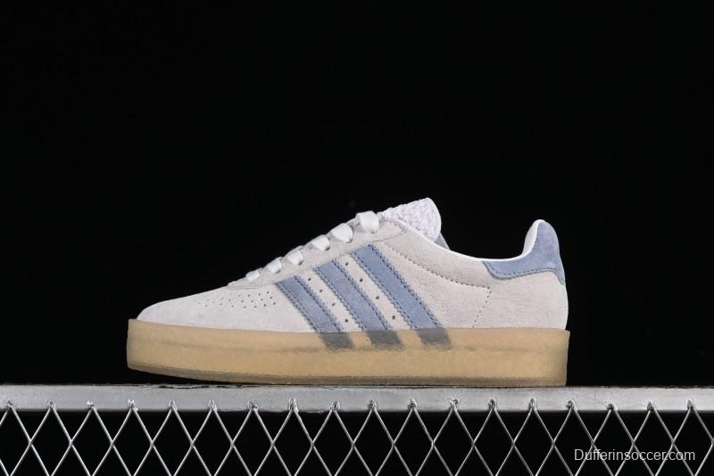 Kith x Clarks x Adidas Originals 8th Street Samba IE4035 Street Series Samba Low-Top Retro Casual Sneakers - IE4035