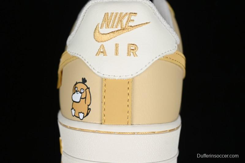 Nike Air Force 1'07 Low "Psyduck" Casual Sneakers - DB3301-661
