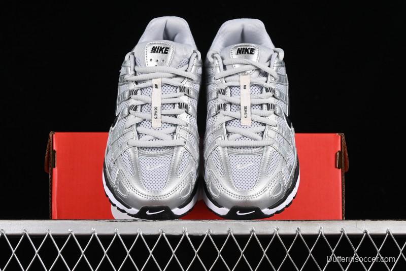 Nike P-6000 Retro Casual Sneakers Dad Shoes with Layered Design - FD9876-101