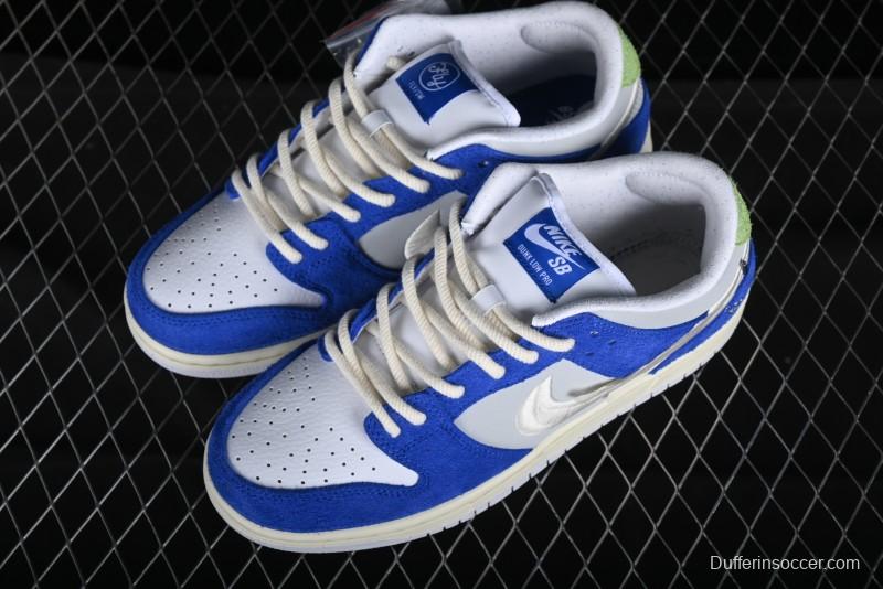 Nike April Skateboards SB Dunk Low Collaboration - Ice Rose SB Shattered Backboard Casual Skate Shoes FD2562-400