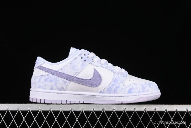 Nike SB Dunk Low Premium White Light Purple Skateboarding Shoes - DM9467-500