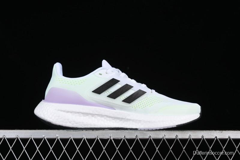 Adidas Pureboost 23 Running Shoes Lightweight Breathable with Full-Length BOOST Cushion - IF2398