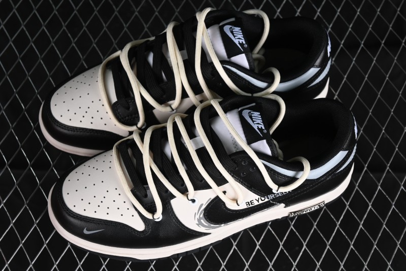 Nike Dunk Low Speed & Fury Distressed Oxidized Metal Punk SB Strap Low-Top Casual Sneakers - DD1391-100
