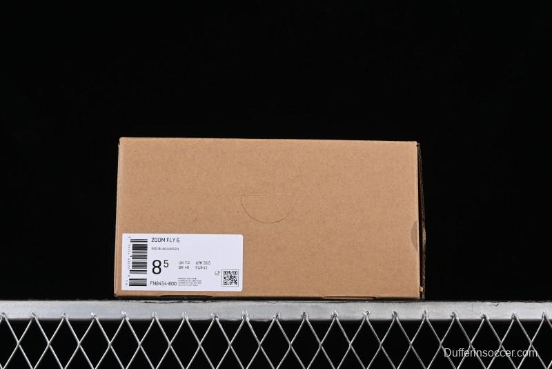 Nike Zoom Fly 6 Lightweight Responsive Running Shoes with Flyknit and React Technology - FN8454-600