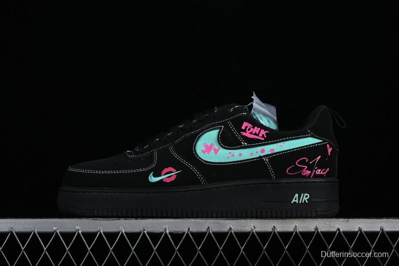 Nike Air Force 1 '07 Low Flame Red Lips Qixi Limited Edition Casual Sneakers - FB8971-005