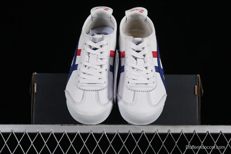 Onitsuka Tiger Mexico 66 Low-Top Leather Sneakers for Casual Running - D507L-0152