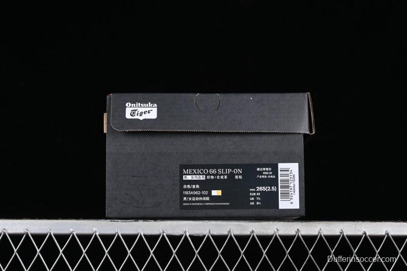 Onitsuka Tiger Mexico 66 Low-Top Canvas Casual Running Shoes - 1183A962-102