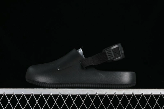 Nike Calm Slide Mule Comfortable Foam Sandals with Textured Footbed - FB2185-001