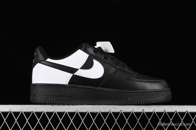 Nike Air Force 1 '07 Low Casual Sneakers with Broken Swoosh Design - HF9096-001