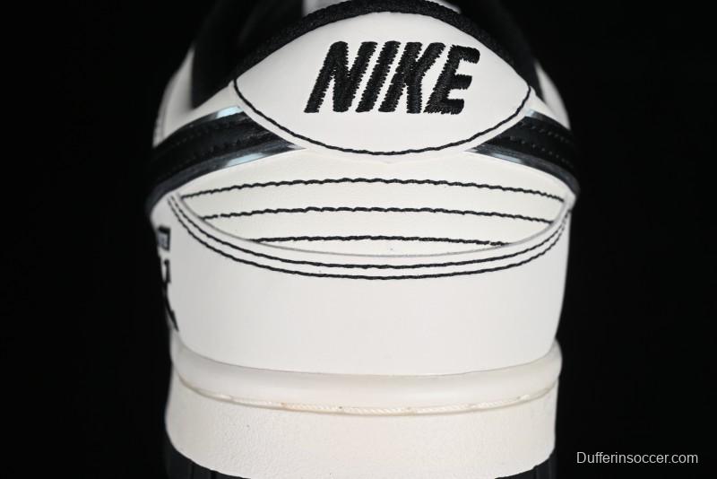 Nike SB Dunk Low OFF-WHITE Collaboration - Anniversary Edition Customized Low-Top Casual Skate Shoes - DJ2024-003