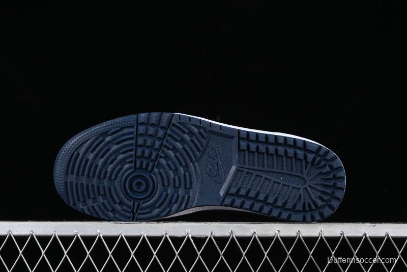 Nike Air Jordan 1 Low Golf Shoes Navy Blue - DD9315-115