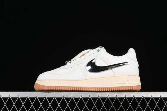 Nike Air Force 1 Low Travis Scott Limited Edition Casual Sneakers - AQ4211-101