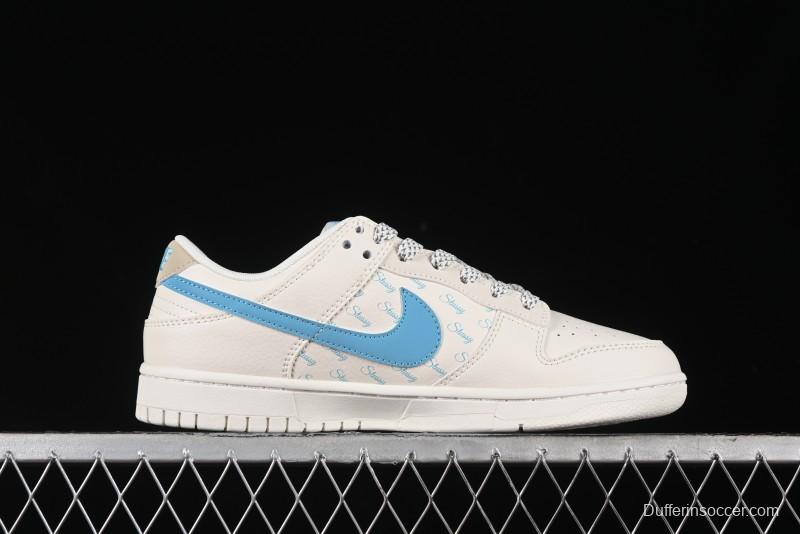 Nike SB Dunk Low Stussy Anniversary Custom Low-Top Casual Skate Shoes - SJ2068-281