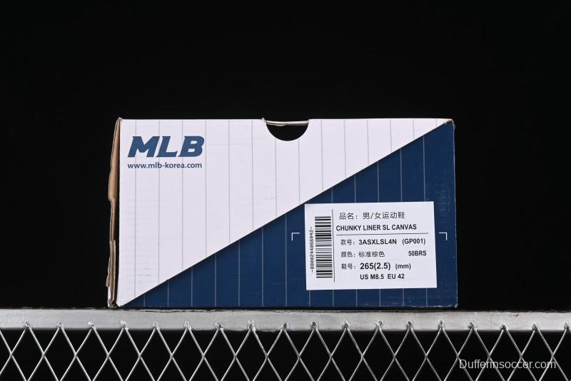 New York Yankees MLB Chunky Liner SL Canvas Sneakers with Thick Sole - 3ASXLSL4N50BRS