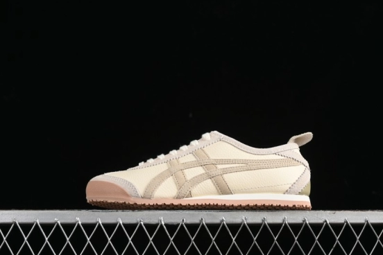 Onitsuka Tiger Mexico 66 Low-Top Leather Running Shoes - 1183C076-101