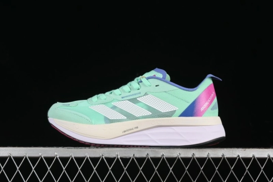 Adidas Adizero Boston 11 M Running Shoes with Lightstrike Technology - HQ3696