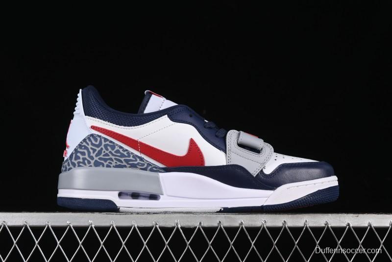 Nike Air Jordan Legacy AJ312 Low Top Sneakers with Triple Strap Design - CD7069-164