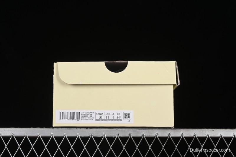 Nike Travis Scott x Fragment Design x Air Jordan 1 Low OG SP AJ1 Supreme Collaboration - SJ0086-132