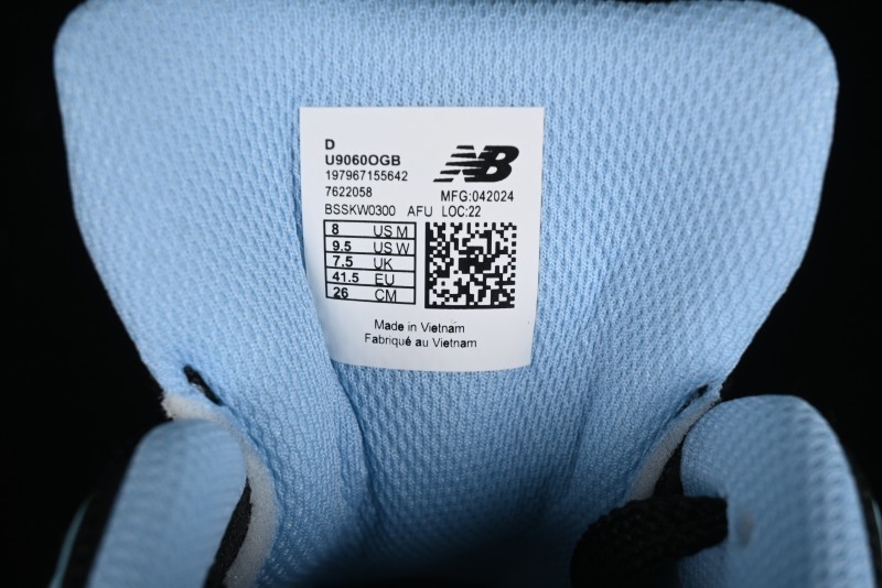 Joe Freshgoods x New Balance 9060 Retro Casual Running Sneakers with ABZORB Cushioning - U9060GB