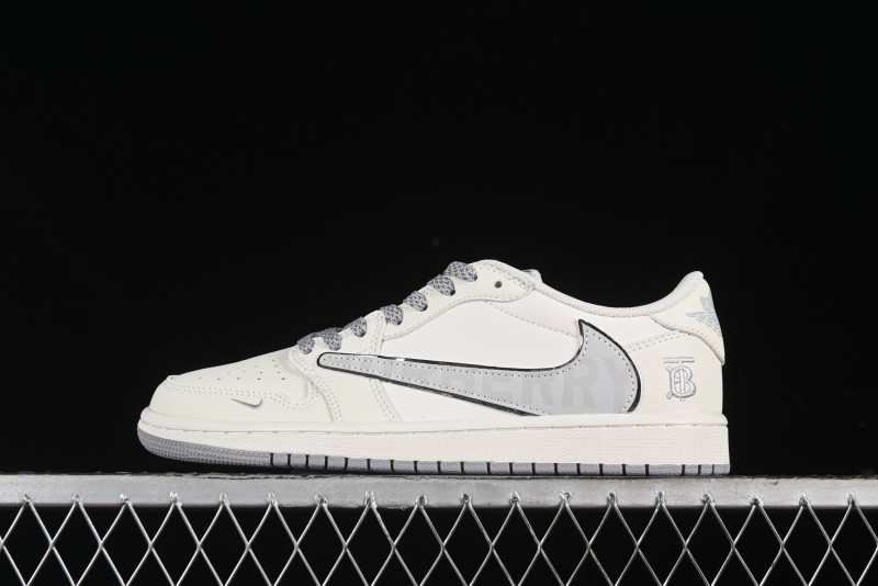 Nike Travis Scott x Fragment Design x Air Jordan 1 Low OG SP AJ1 Low Top Casual Sneakers - DM7866-022