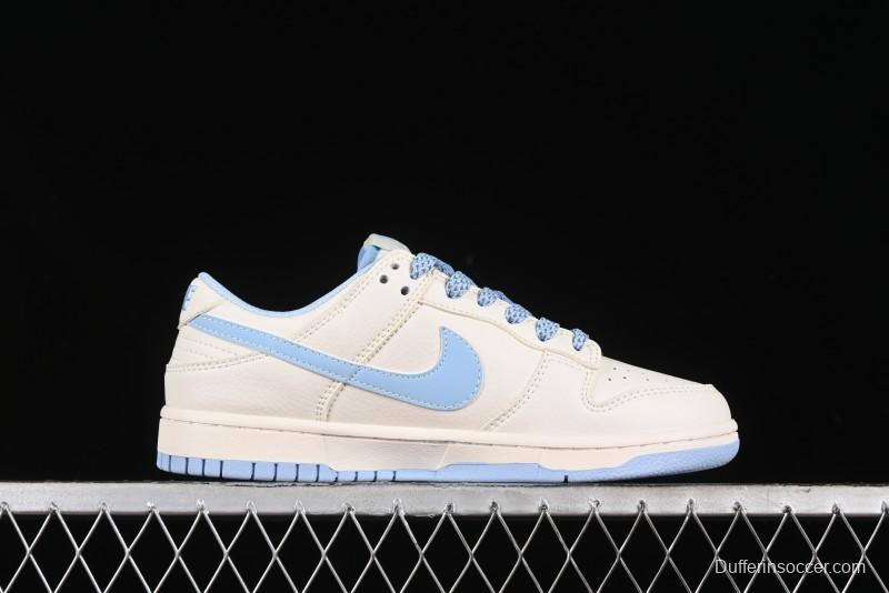 Nike SB Dunk Low UN Collaboration - Sky Blue Anniversary High-End Custom Low-Top Casual Skate Shoes - BB2699-212