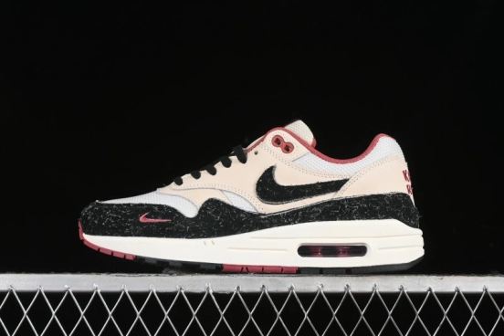 Nike Air Max 1 Retro Running Shoes with Half-Sole Air Cushion - FD5743-200