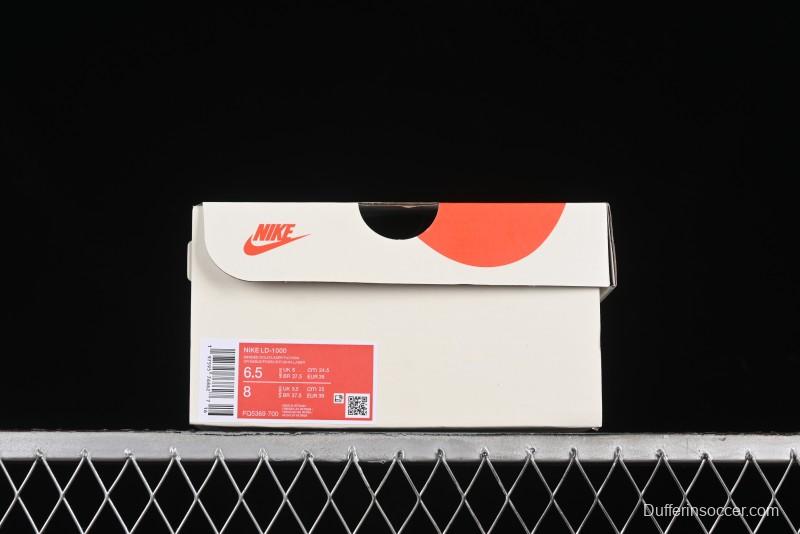 Stussy x Nike Roshe Run LD-1000 Comfortable Versatile Non-Slip Durable Waffle Low-Top Casual Running Shoes - FQ5369-700