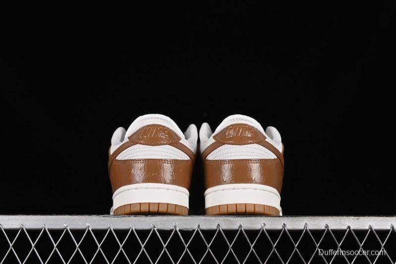 Nike Dunk Low LX SB Casual Skate Shoes in Brown Ostrich - FJ2260-001