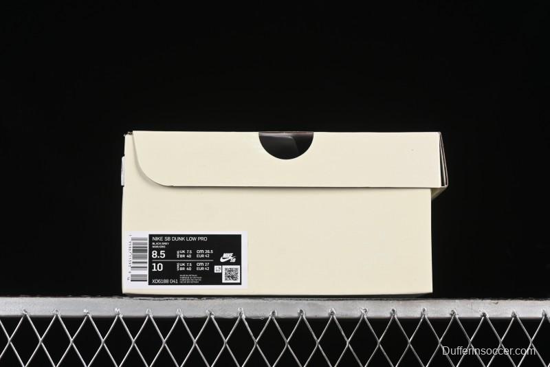 Nike SB Dunk Low Dior Collection - Beige Grey Black Swoosh Anniversary High-End Custom Low-Top Casual Skate Shoes - XD6188-041