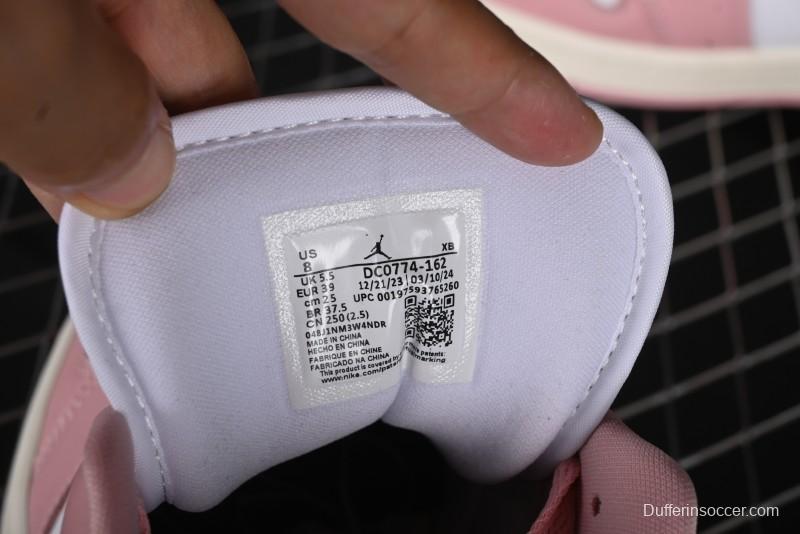 Nike Air Jordan 1 Low AJ1 Pink White Low-Top Casual Sneakers - DC0774-162