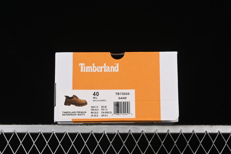 Timberland 24SS Autumn New Collection Low-Top Casual Shoes with Anti-Slip Rubber Sole - TB73533SAND