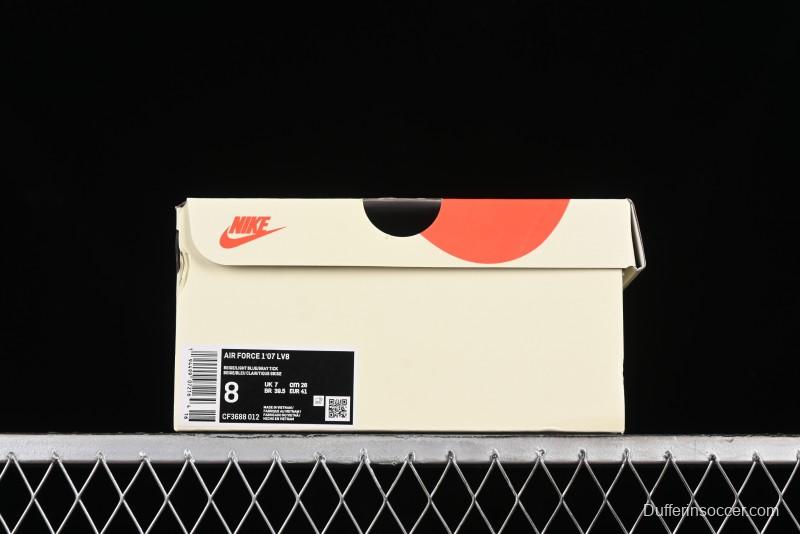 Nike SB Dunk Low Stussy Collaboration Anniversary Edition Light Blue Custom Low-Top Casual Skate Shoes - CF3688-012