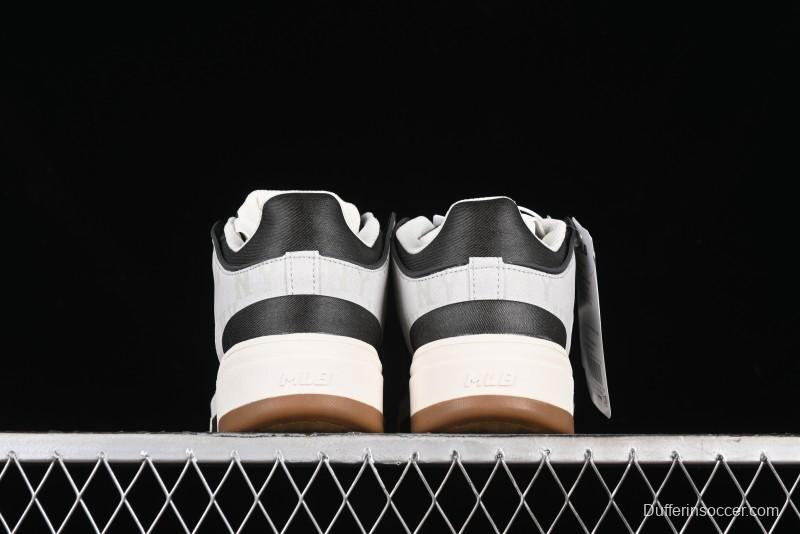 New York Yankees Chunky Liner Mid Denim Monogram Sandals with Velcro Closure and Thick Sole - 3ASXCHL4N50GRS