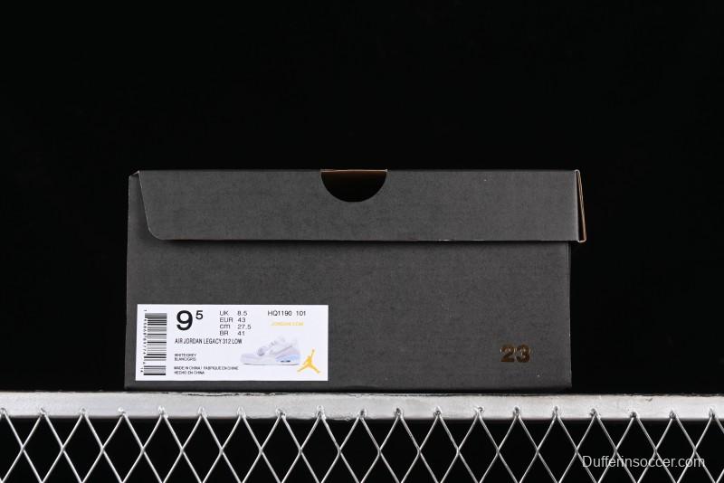 Nike Air Jordan Legacy AJ312 Low Basketball Shoes with Triple Strap Design - HQ1190-101