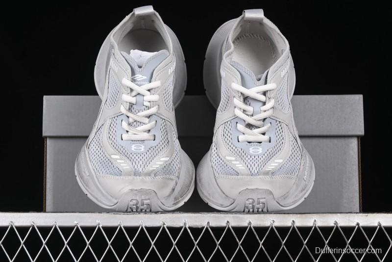 Balenciaga Circuit Lightweight Distressed Print Round Toe Fashion Casual Shoes - WFLGY0315