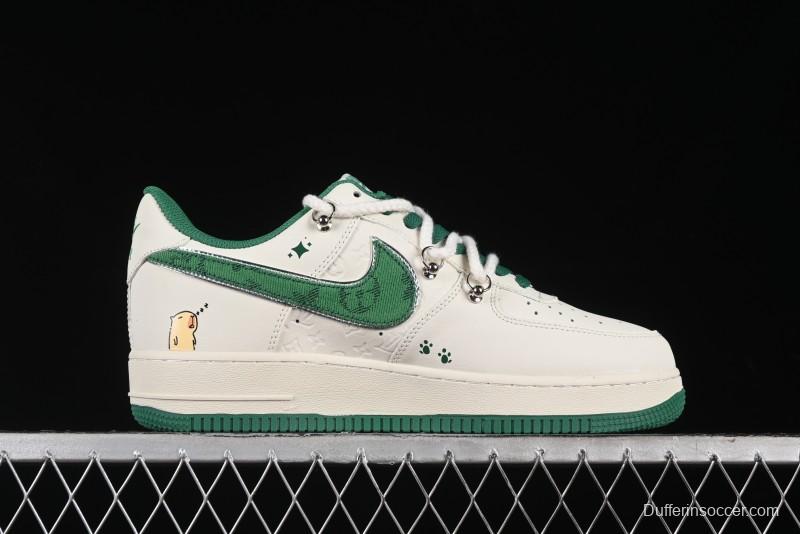 Nike Air Force 1 '07 Low x Capybara "Van Gogh" Casual Sneakers - LV0506-330