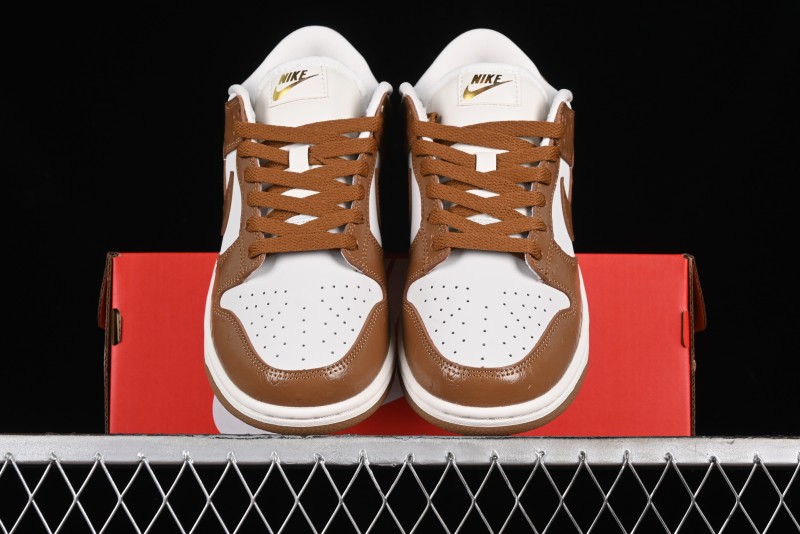 Nike Dunk Low LX SB Casual Skate Shoes in Brown Ostrich - FJ2260-001