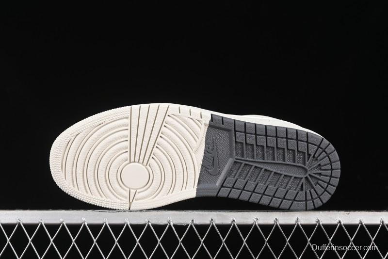 Nike Air Jordan 1 Low Retro Basketball Shoes Stone Island Collaboration - DC2024-025