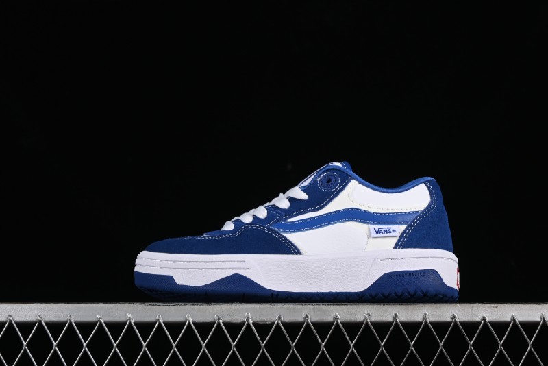 Vans Rowan 2 Skateboarding Shoes with Classic Blue & White Canvas - VN0A2Z3IBZW