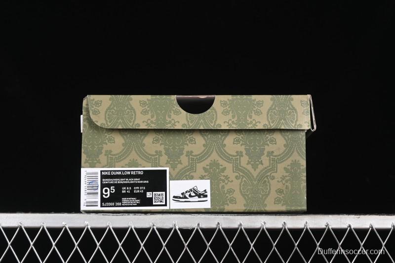 Nike SB Dunk Low Gucci Collaboration - Black Star Hook Anniversary High-End Custom Low-Top Casual Skate Shoes - SJ2068-268