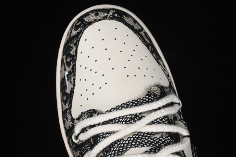 Nike SB Dunk Low Dior Collaboration Anniversary High-End Custom Low-Top Casual Sneakers - SJ2068-286