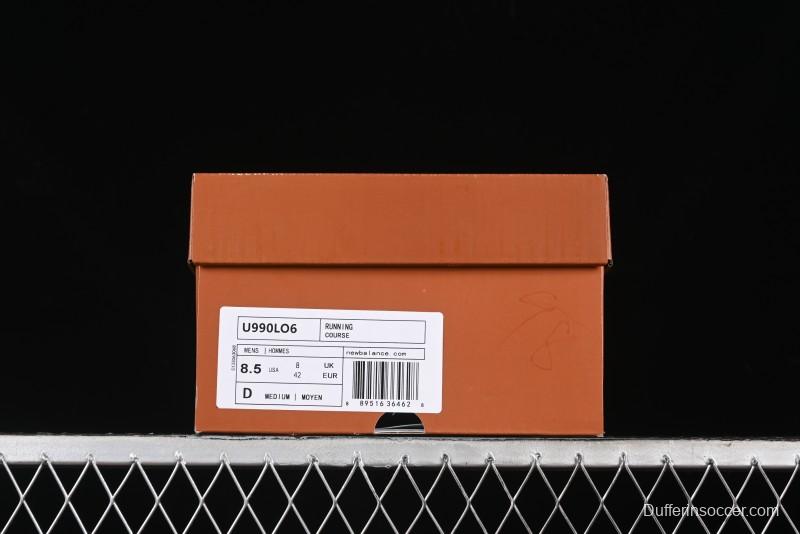 New Balance 990 Series Premium Retro Running Shoes with Carbon Fiber Midsole - U990LO6