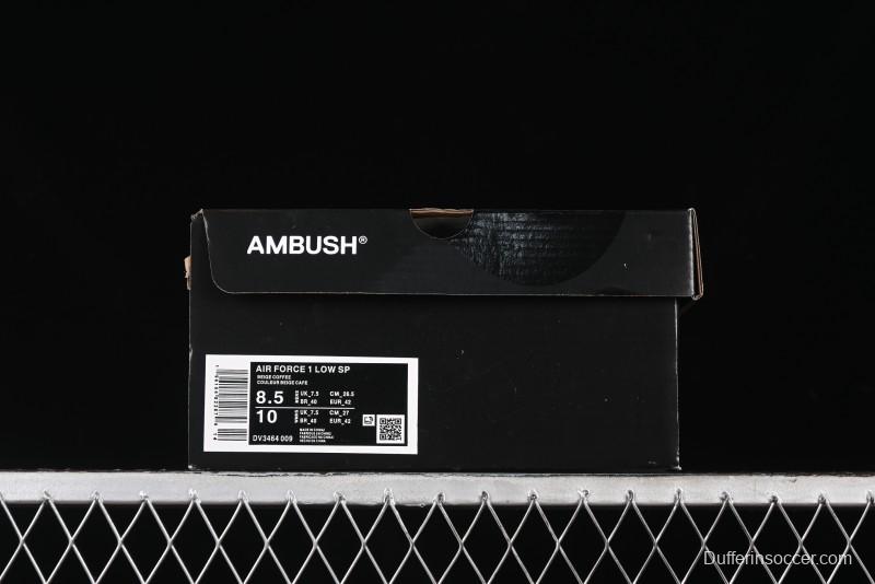 Nike Air Force 1 '07 Low Ambush Collaboration Casual Sneakers - DV3464-009