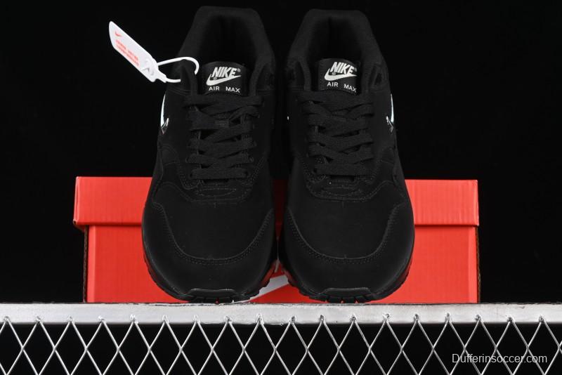 Nike Air Max 1 Retro Running Shoes with Half-Sole Air Cushion - AA0512-001