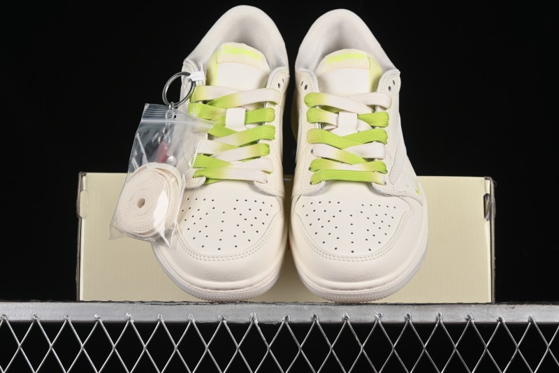 Nike Travis Scott x Fragment Design x Air Jordan 1 Low OG SP AJ1 Supreme Collaboration - BB2299-811