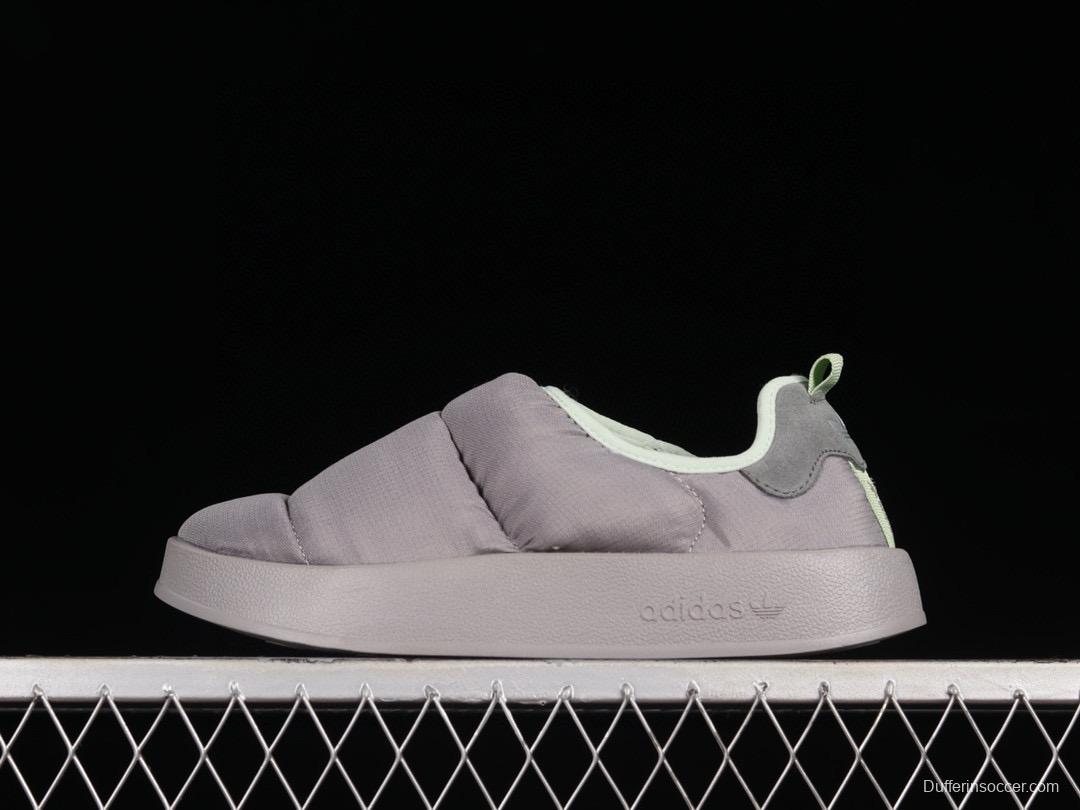 Adidas Ruffylette GW9482 Winter Slip-On Sneakers with Warm Lining - GW9482