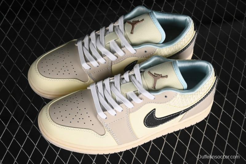 Nike Air Jordan 1 Low Retro Basketball Shoes with Classic Design - HQ3440-101