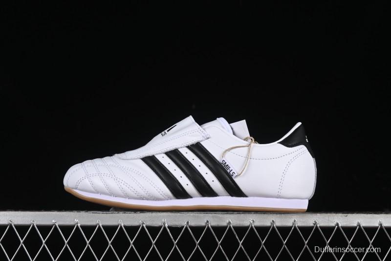 Adidas Originals Taekwondo Low-Top Training Shoes with Full-Grain Leather Wrap Comfortable Anti-Slip Durable - JQ4774