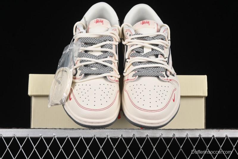 Nike Travis Scott x Fragment Design x Air Jordan 1 Low OG SP AJ1 Sneakers - SJ0086-136